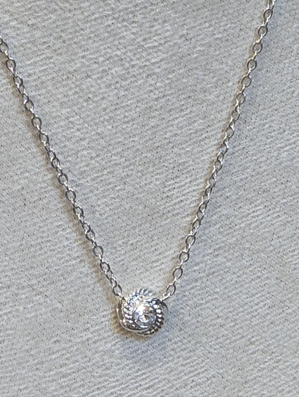 Kate Spade Infinity & Beyond Knot Pendant Necklace